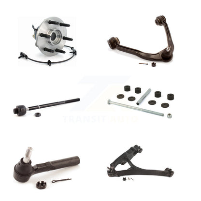Bearing Lower Upper Control Arm Tie Rod Link Front Left Kit (6Pc) For Chevrolet