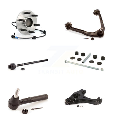Bearing Lower Upper Control Arm Tie Rod Link Front Left Kit (6Pc) For Chevrolet