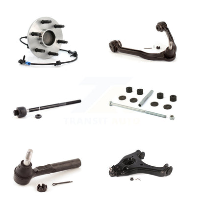 Bearing Lower Upper Control Arm Tie Rod Link Front Left Kit (6Pc) For Chevrolet