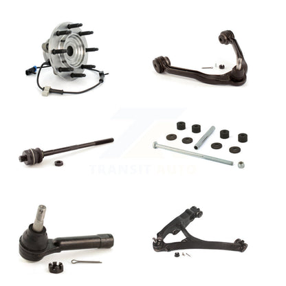 Bearing Lower Upper Control Arm Tie Rod Link Front Left Kit (6Pc) For Chevrolet