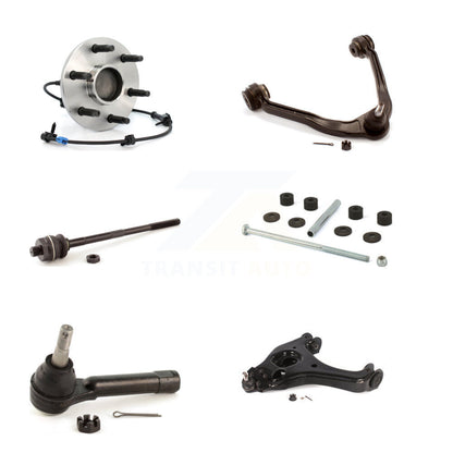 Bearing Lower Upper Arm Tie Rod Link Front Left Kit (6Pc) For Chevrolet GMC 1500