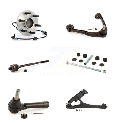 Bearing Lower Upper Control Arm Tie Rod Link Front Left Kit (6Pc) For Chevrolet