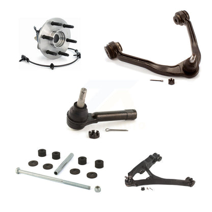 Bearing Lower Upper Control Arm Outer Tie Rod Link Front Left Kit (5Pc) For GMC