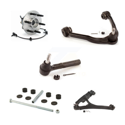 Bearing Lower Upper Control Arm Outer Tie Rod Link Front Left Kit (5Pc) For 1500