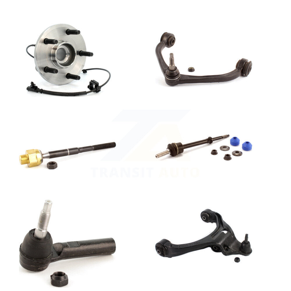 Bearing Lower Upper Control Arm Tie Rod & Link Front Right Kit (6Pc) For Dakota