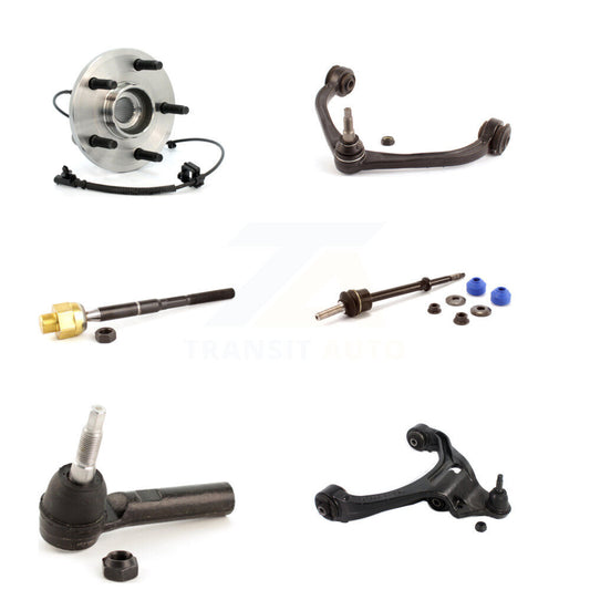 Bearing Lower Upper Control Arm Tie Rod & Link Front Right Kit (6Pc) For Dakota