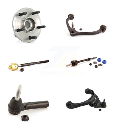 Hub Bearing Lower Upper Control Arm Tie Rod Link Front Right Kit (6Pc) For Dodge