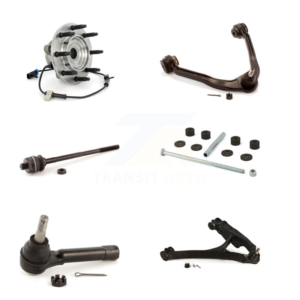 Bearing Lower Upper Control Arm Tie Rod Link Front Right Kit (6Pc) For Chevrolet