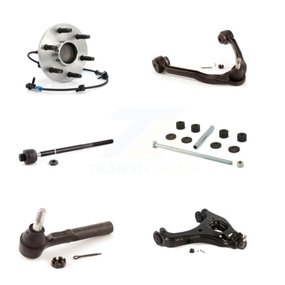 Bearing Lower Upper Control Arm Tie Rod Link Front Right Kit (6Pc) For Chevrolet