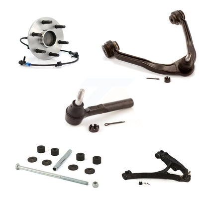 Bearing Lower Upper Arm Outer Tie Rod Link Front Right Kit (5Pc) For GMC Sierra