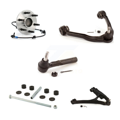 Bearing Lower Upper Arm Outer Tie Rod Link Front Right Kit (5Pc) For GMC Sierra