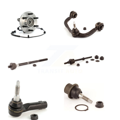 Hub Bearing Upper Control Arm Lower Ball Joint Tie Rod Link Front Right Kit For