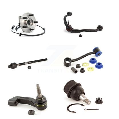 Bearing Upper Arm Lower Ball Joint Tie Rod & Link Front Right Kit (6Pc) For Jeep