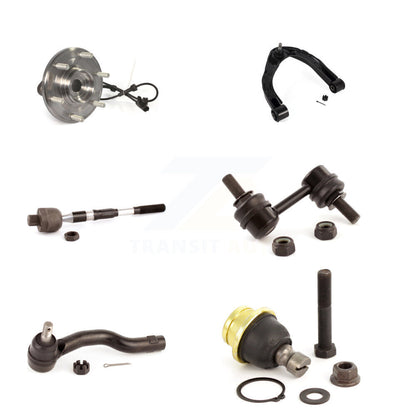 Hub Bearing Upper Control Arm Lower Ball Joint Tie Rod Link Front Right Kit For
