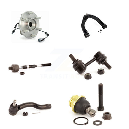 Bearing Upper Arm Lower Ball Joint Tie Rod Link Front Right Kit (6Pc) For Nissan