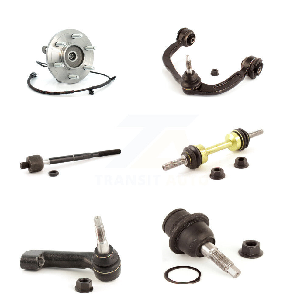 Bearing Upper Control Arm Lower Ball Joint Tie Rod Link Front Right Kit For Ford