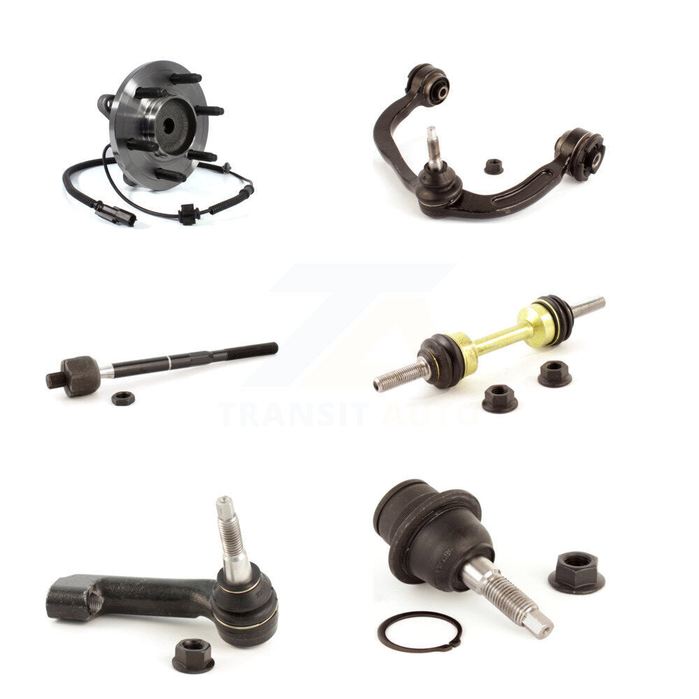 Bearing Upper Control Arm Lower Ball Joint Tie Rod Link Front Right Kit For Ford