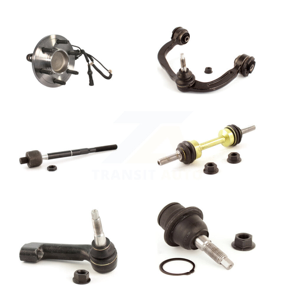 Bearing Upper Control Arm Lower Ball Joint Tie Rod Link Front Right Kit For Ford