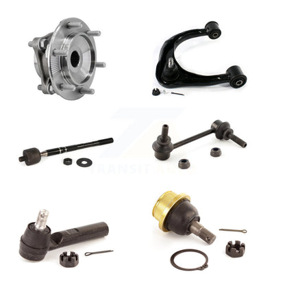 Hub Bearing Upper Control Arm Lower Ball Joint Tie Rod Link Front Right Kit For