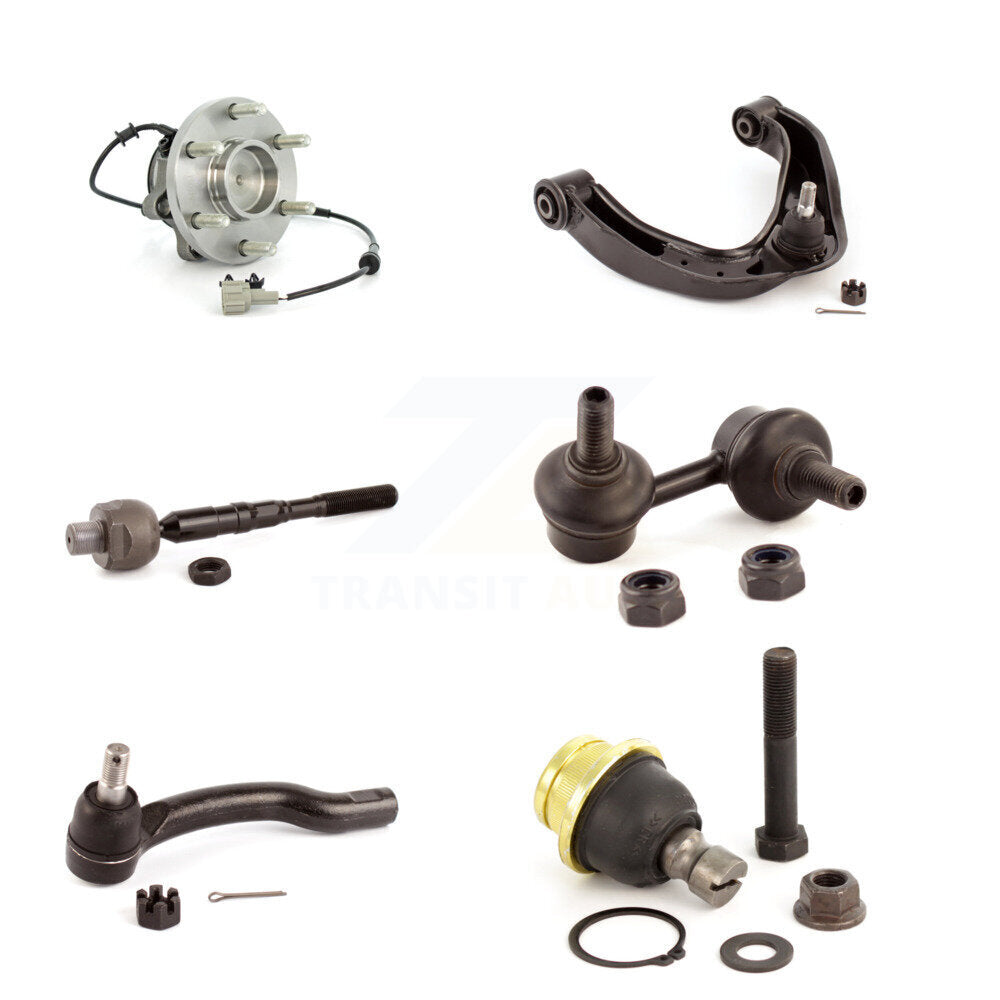 Bearing Upper Control Arm Lower Ball Joint Tie Rod Link Front Right Kit For RWD