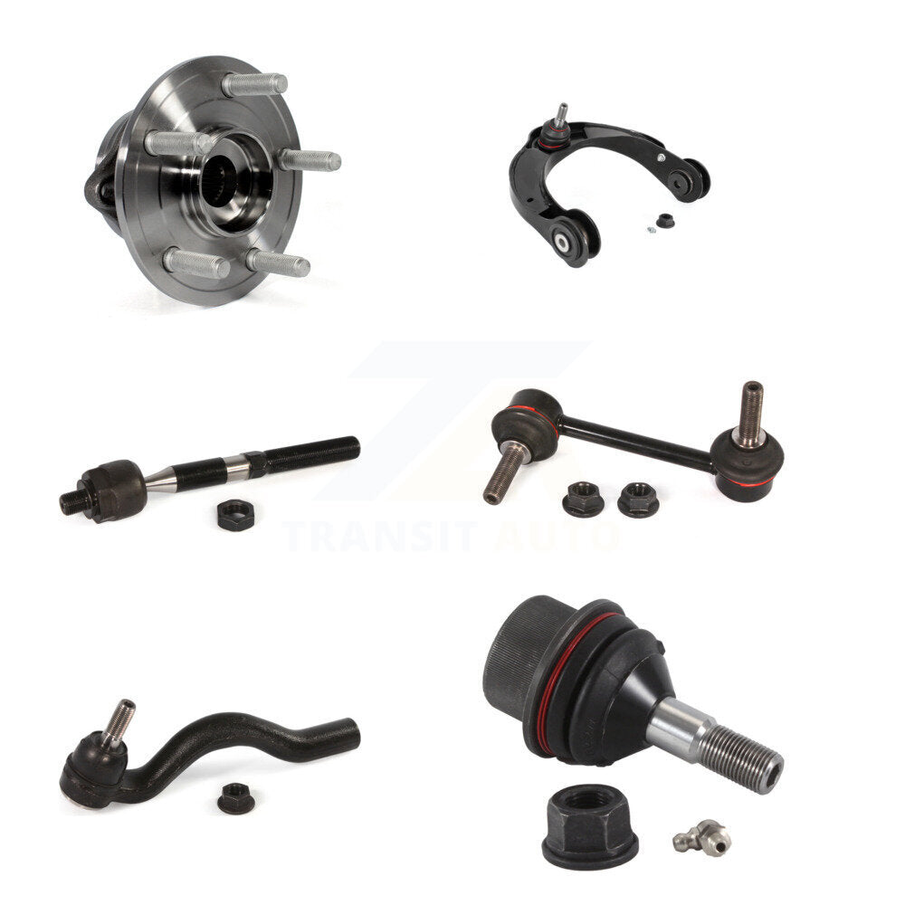 Bearing Upper Control Arm Lower Ball Joint Tie Rod Link Front Right Kit For Jeep