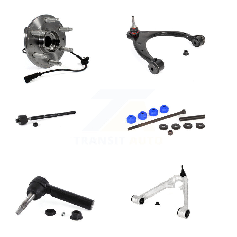Bearing Lower Upper Control Arm Tie Rod Link Front Right Kit (6Pc) For Chevrolet