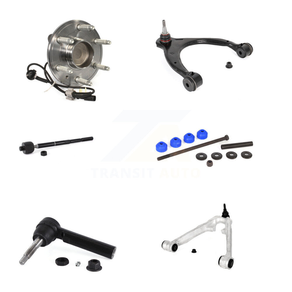 Bearing Lower Upper Control Arm Tie Rod Link Front Right Kit (6Pc) For Chevrolet