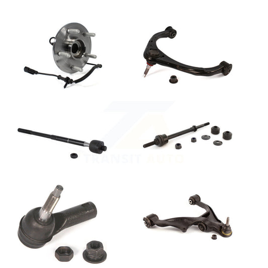 Bearing Lower Upper Control Arm Tie Rod Link Front Right Kit (6Pc) For Ram 1500