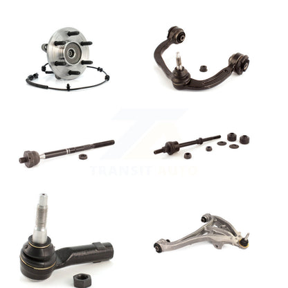 Bearing Lower Upper Control Arm Tie Rod Link Front Right Kit For Ford F-150 4WD