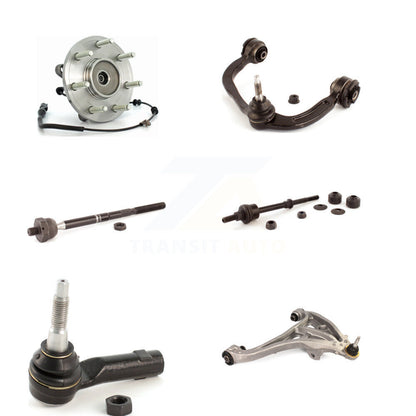Bearing Lower Upper Control Arm Tie Rod Link Front Right Kit For Ford F-150 4WD