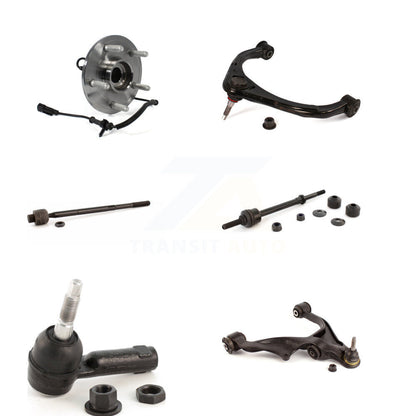 Bearing Lower Upper Control Arm Tie Rod Link Front Right Kit (6Pc) For Ram 1500