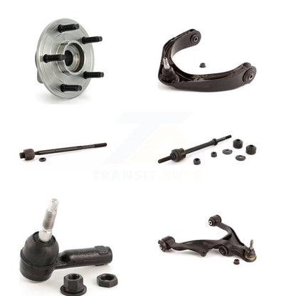 Bearing Lower Upper Arm Tie Rod & Link Front Right Kit (6Pc) For Dodge Ram 1500