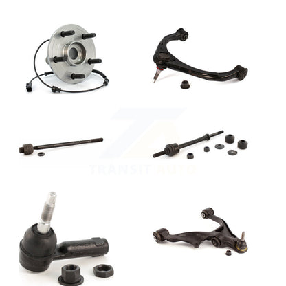 Bearing Lower Upper Control Arm Tie Rod Link Front Right Kit (6Pc) For Ram 1500