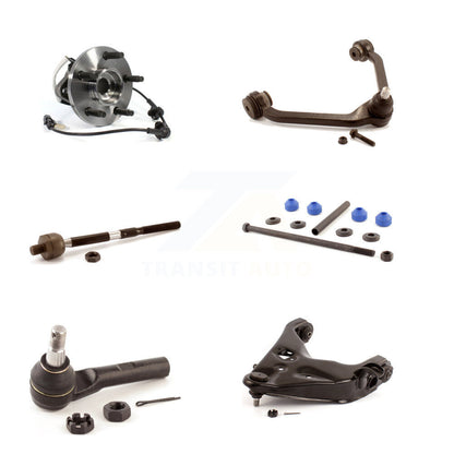 Hub Bearing Lower Upper Arm Tie Rod & Link Front Right Kit (6Pc) For Mazda B4000