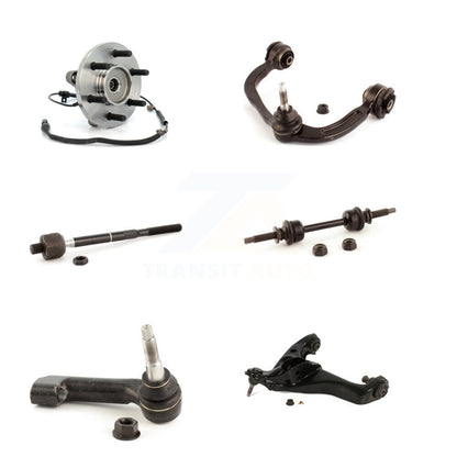 Hub Bearing Lower Upper Control Arm Tie Rod Link Front Right Kit For Ford F-150