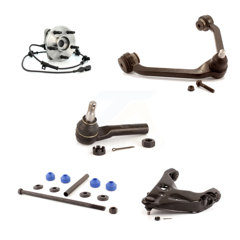Hub Bearing Lower Upper Control Arm Outer Tie Rod Link Front Right Kit For Mazda