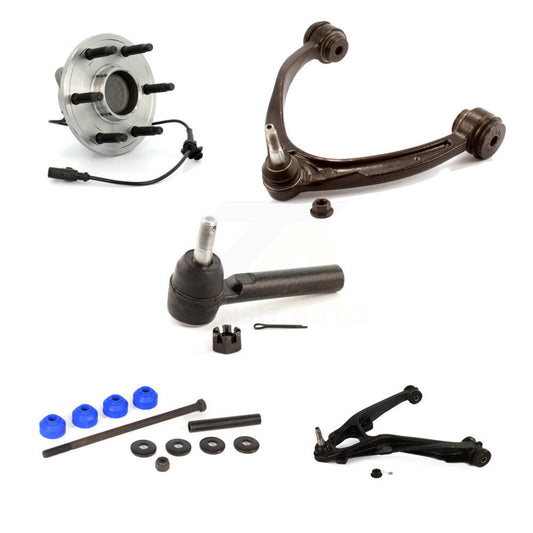 Bearing Lower Upper Control Arm Outer Tie Rod Link Front Right Kit (5Pc) For GMC