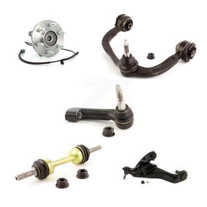 Bearing Lower Upper Control Arm Outer Tie Rod Link Front Right Kit (5Pc) For 4WD