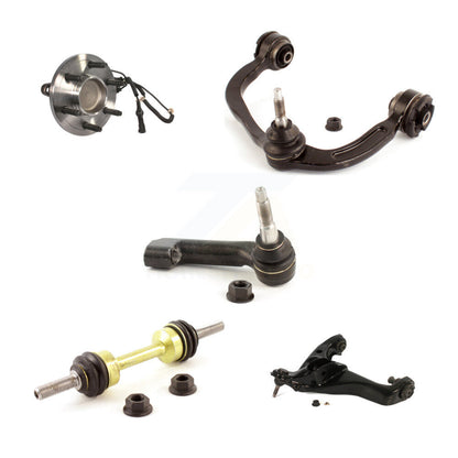 Bearing Lower Upper Control Arm Outer Tie Rod Link Front Right Kit (5Pc) For RWD