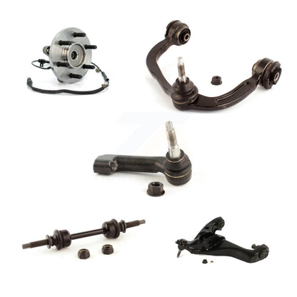 Bearing Lower Upper Control Arm with BJ Outer Tie Rod & Link Front Right Kit For