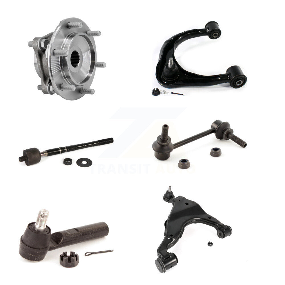 Bearing Lower Upper Control Arm Tie Rod & Link Front Right Kit For Toyota Tacoma