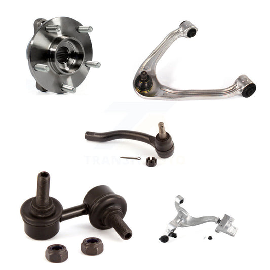 Bearing Lower Upper Arm Outer Tie Rod & Link Front Right Kit (5Pc) For INFINITI