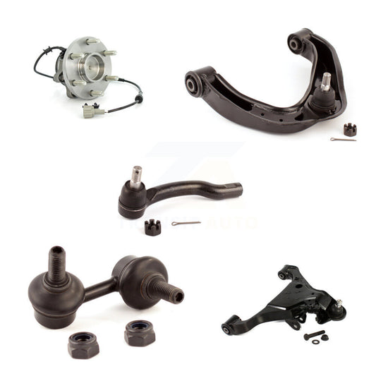 Bearing Lower Upper Control Arm Outer Tie Rod Link Front Right Kit (5Pc) For RWD
