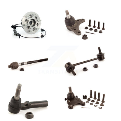 Bearing Upper Lower Ball Joint Tie Rod Link Front Right Kit (6Pc) For Chevrolet