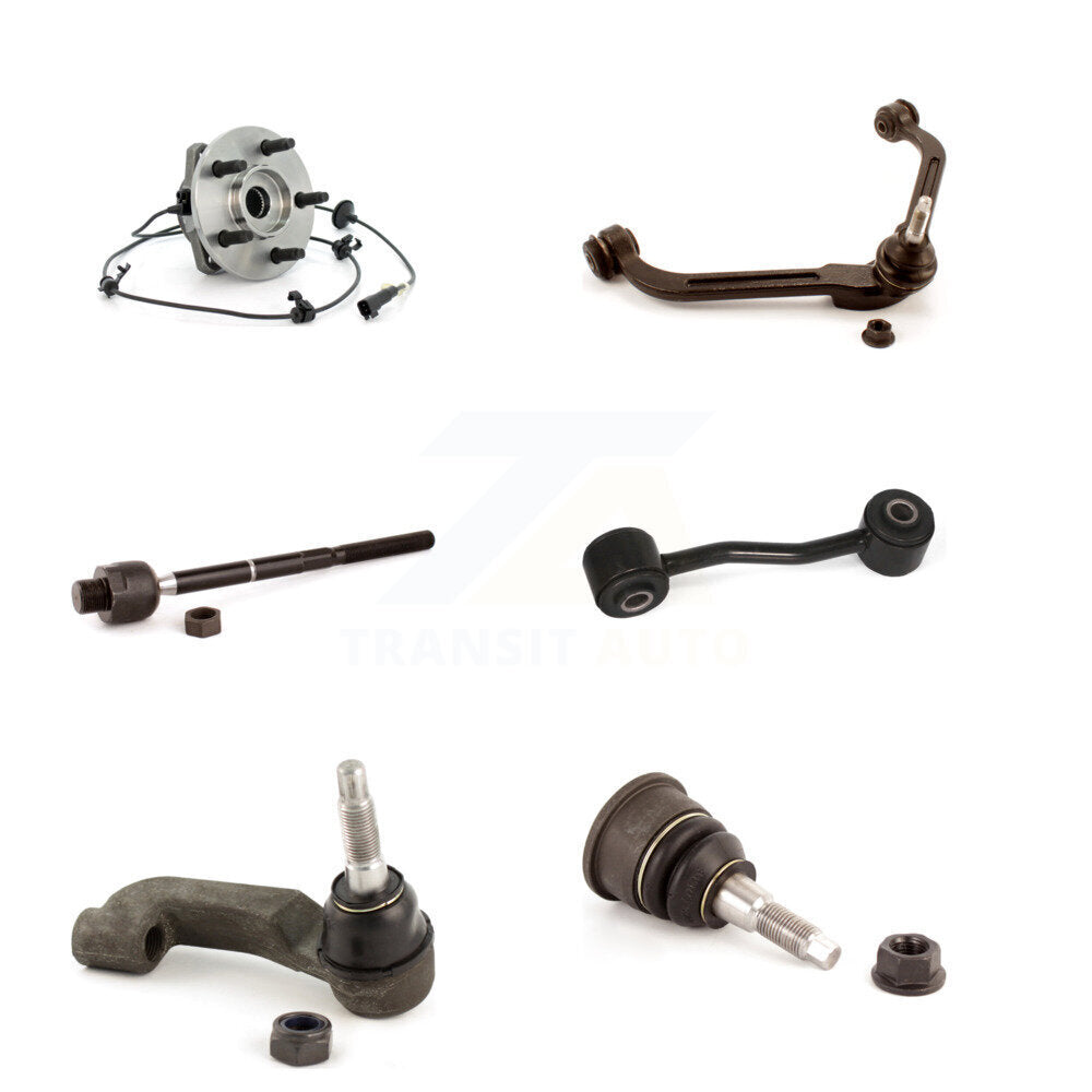 Bearing Upper Arm Lower Ball Joint Tie Rod Link Front Right Kit For Jeep Liberty