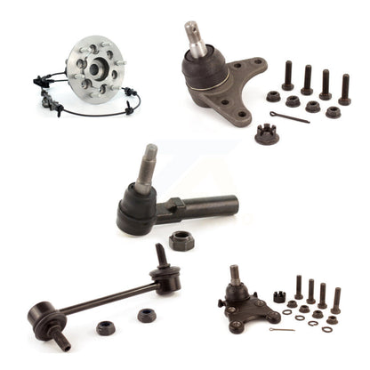 Bearing Upper Lower Ball Joint Outer Tie Rod Link Front Right Kit (5Pc) For GMC