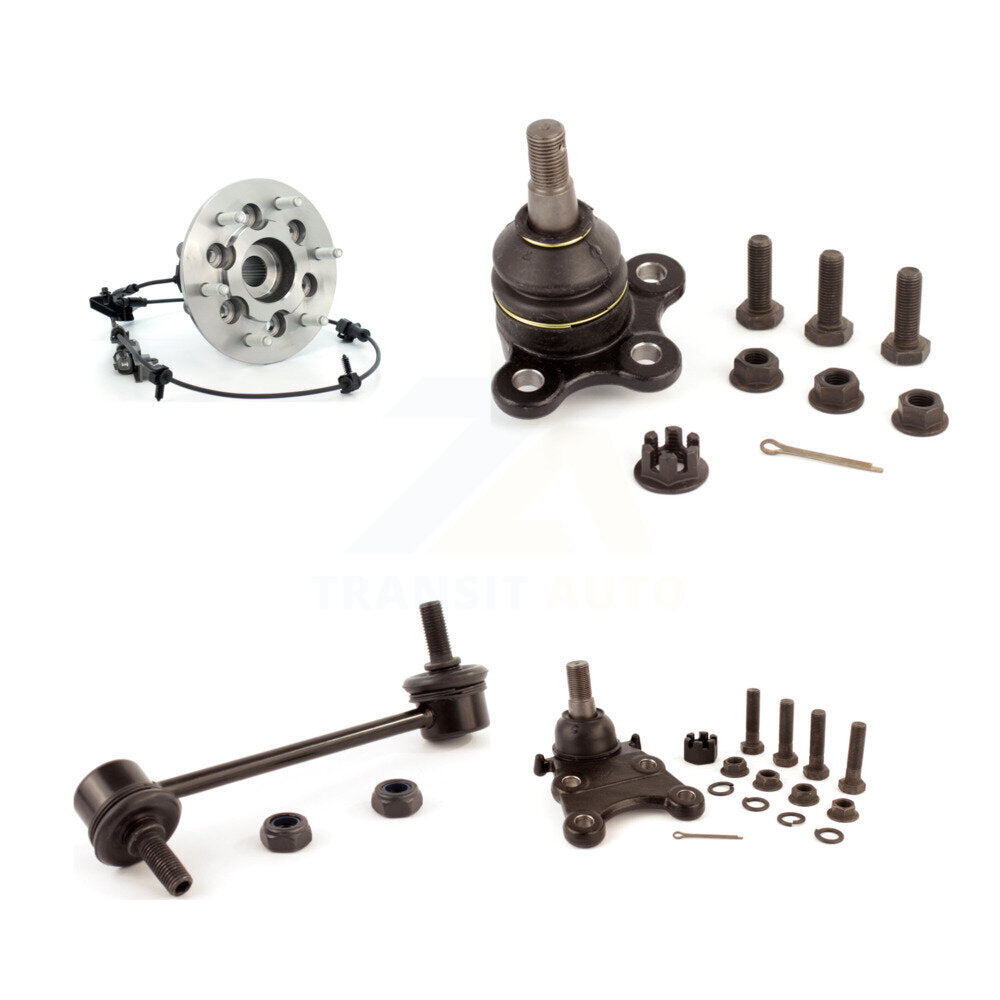 Bearing Upper Lower Ball Joint & Link Front Right Kit For Chevrolet Colorado GMC