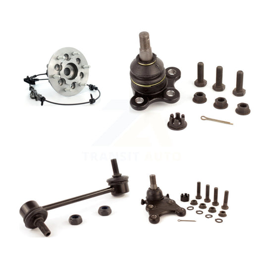 Bearing Upper Lower Ball Joint & Link Front Right Kit For Chevrolet Colorado GMC