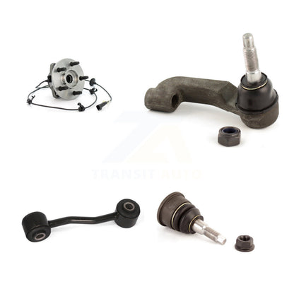 Hub Bearing Lower Ball Joint Outer Tie Rod Link Front Right Kit For Jeep Liberty