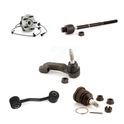 Hub Bearing Lower Ball Joint Tie Rod Link Front Right Kit (5Pc) For Jeep Liberty
